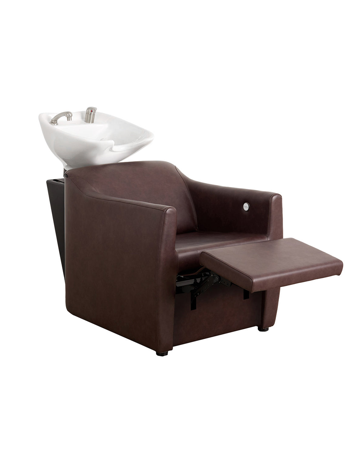 Vespa Merlot - Hnědý mycí box s bílou vaničkou