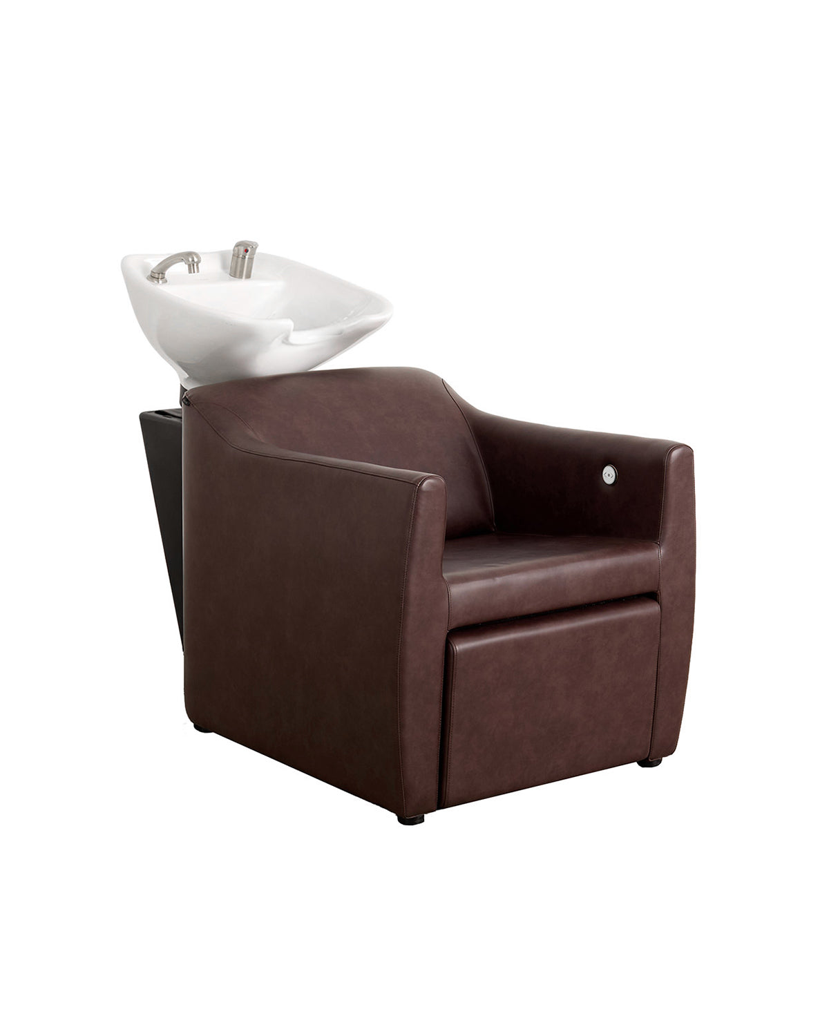 Vespa Merlot - Hnědý mycí box s bílou vaničkou