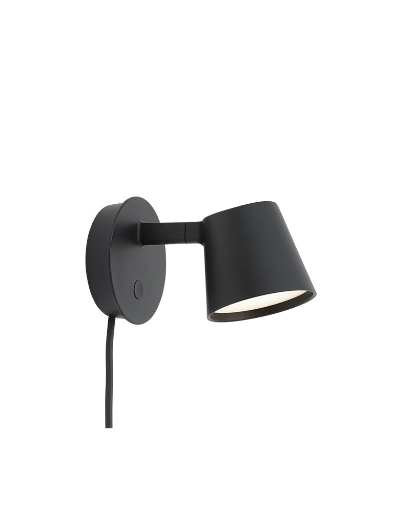 Tip - Černá nástěnná lampa