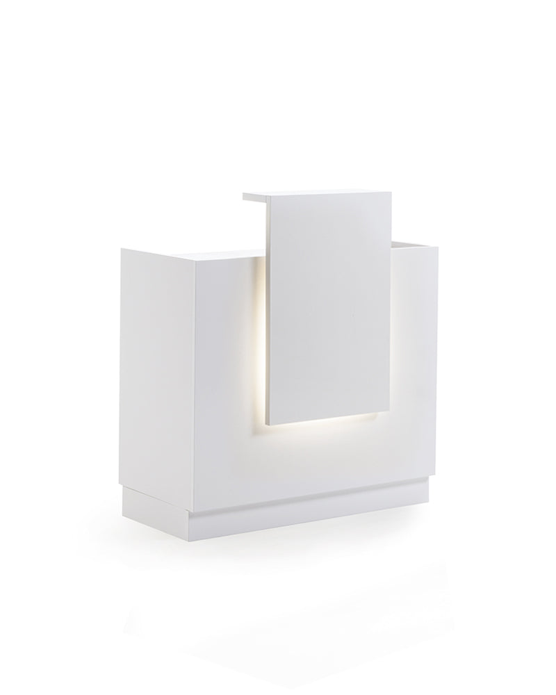 Light - Bílý recepční pult