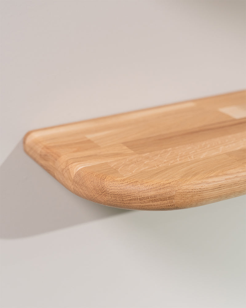 Linea Oak - 80cm police z dubového dřeva