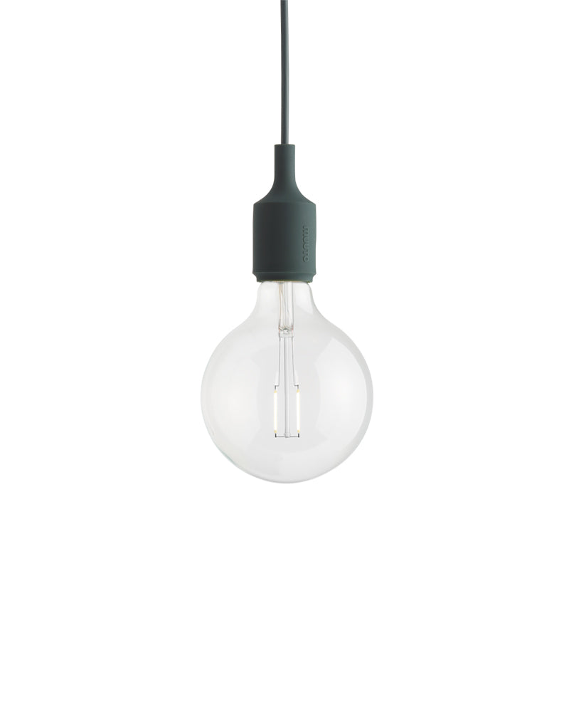 E27 LED - Tmavě zelené stropní světlo