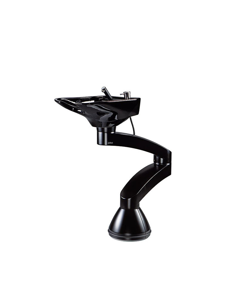 Contura swing PLUS - Černý stojanový mycí box - Černá vana