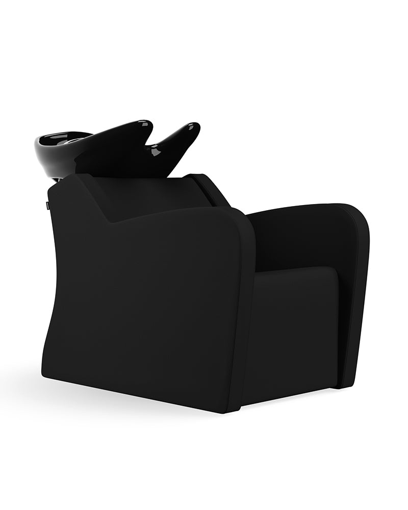 Fredda II - Černý masážní mycí box s černou vaničkou