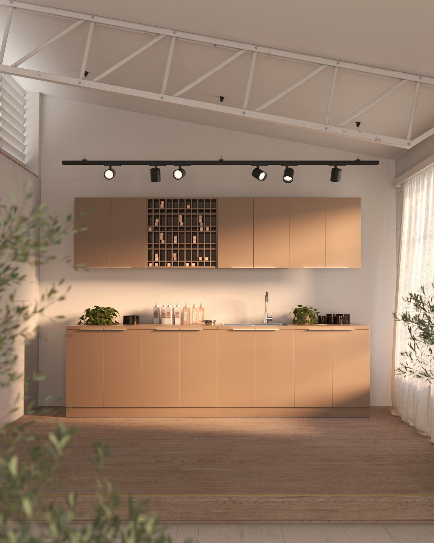 Colorbar skříňka - Béžová skříňka pod umyvadlo - Cappuccino