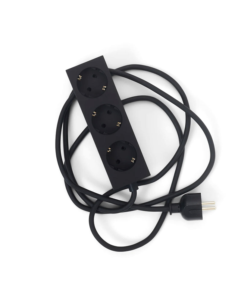 Power Bar Charcoal - černý prodlužovací kabel - 5 metrů