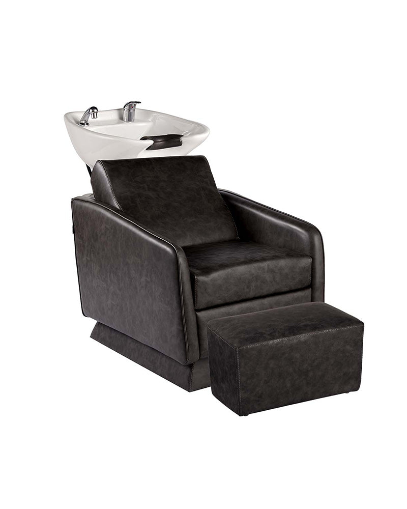 Ottoman Textured black - Opěrka nohou pro mycí box