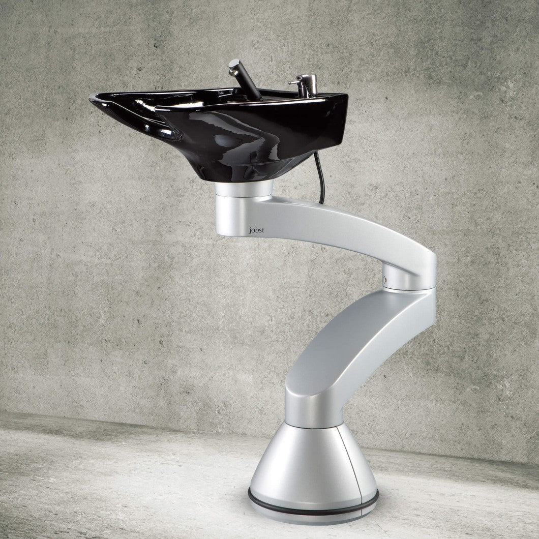 Contura swing PLUS - Hliníkový stojanový mycí box - Černá vana
