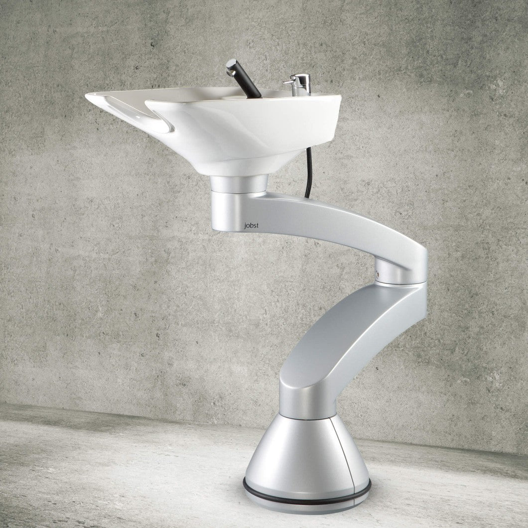 Contura swing PLUS - Hliníkový stojanový mycí box - Bílá vana